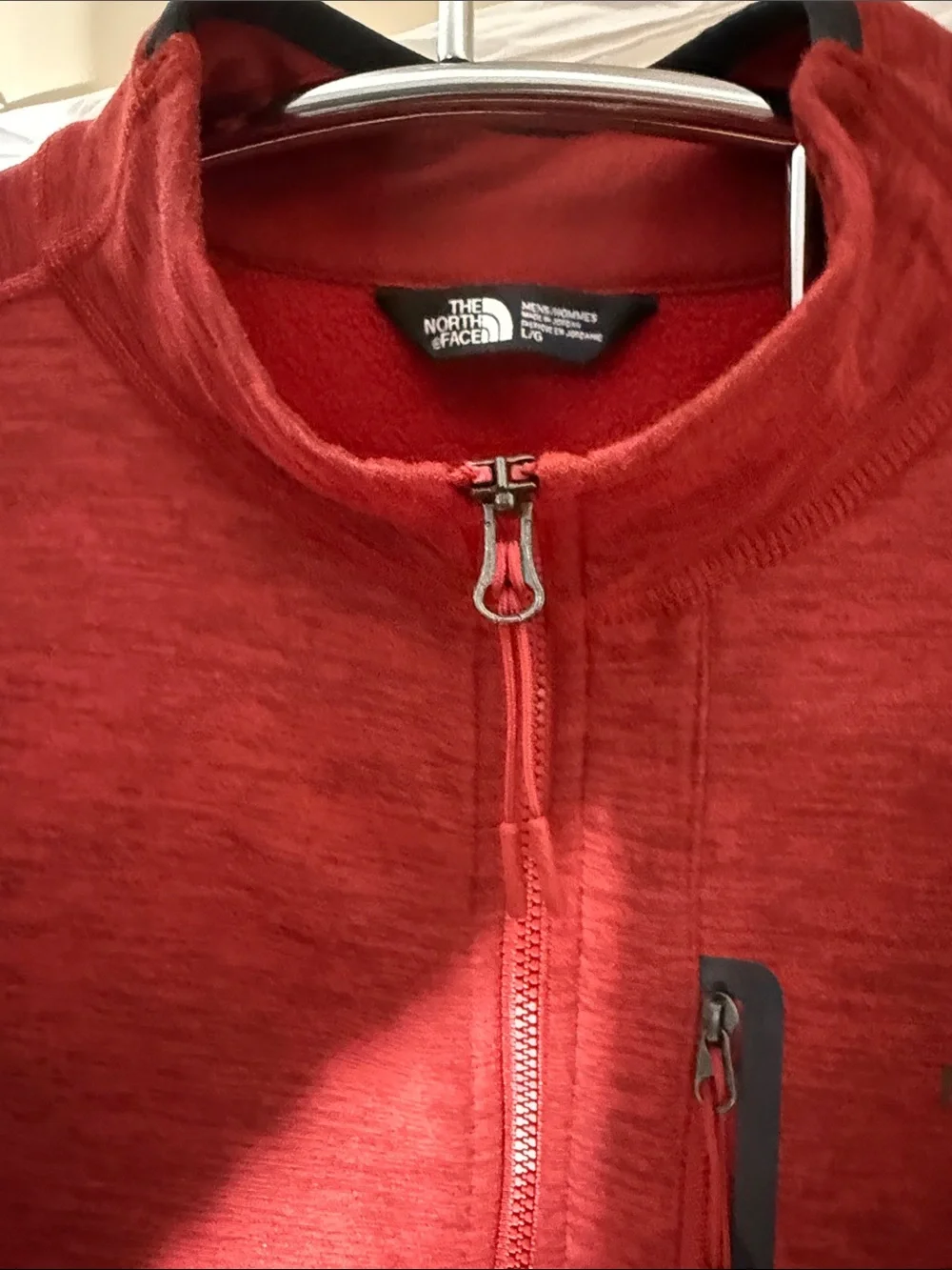 The North Face Red Half-Zip Pullover Sweater